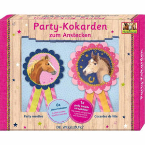 DIE SPIEGELBURG Party Kokarden zum Anstecken