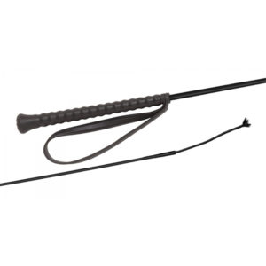 FLECK Reitgerte Nylongespinst mit Rubber-Griff und Handlasche