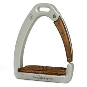 INNOVA Steigbügel Riding Aria Alu Wood silver dark wood