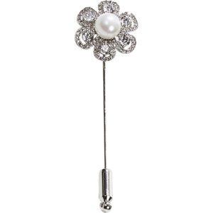 BUSSE Plastronnadel Gleam Silber