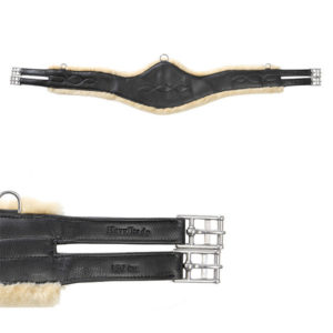 KAVALKADE	Kunstledergurt mit Lammfell